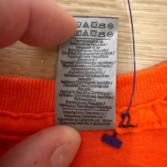 Gildan Cane Records Graphic Tee Orange Regular - Picture 8 of 9